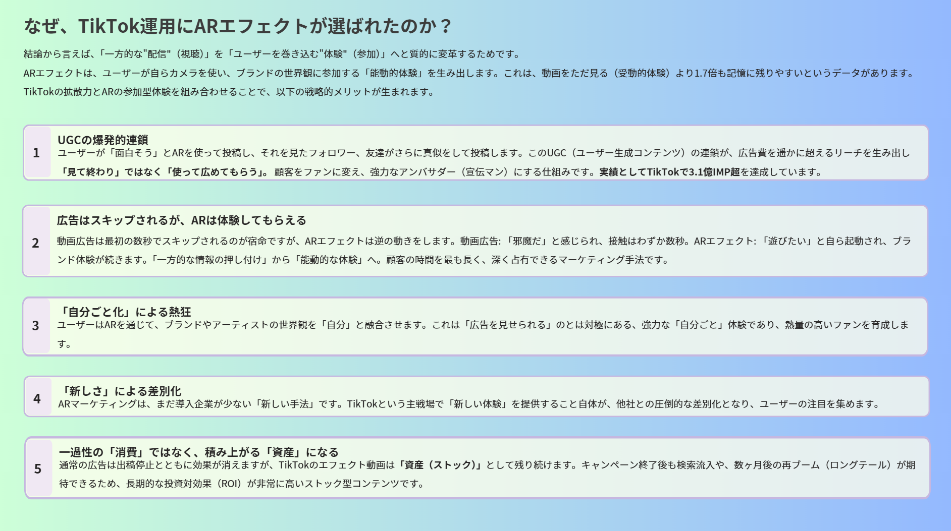 TikTokエフェクトで若年層にアプローチするイメージ
